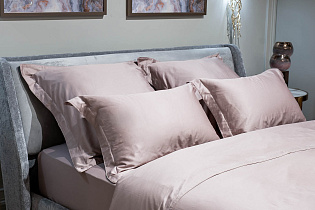 130HB- PC7070-NAV ROS Комплект наволочек сатин пудреная роза 70*70(2шт)_s2