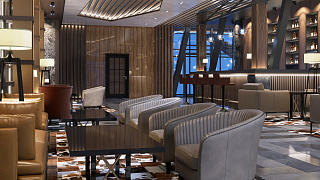 Меблировка ресторана <br>в апарт-отеле «Snega» на Красной поляне 4(превью)