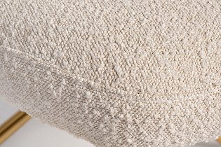 30C-12390 Стул обеденный поворотный букле белый 66*51*91см_s2