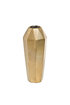 55RD3750M Ваза керамическая цвет золотой d12*29см_s2