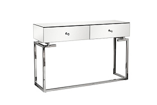 KFG075 Консоль зеркальная с двумя ящиками 120*35*77см_s2