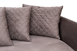 Диван Sorrento 230M трехм. раскл.,велюр сер.Colt017 230*101*86_s2