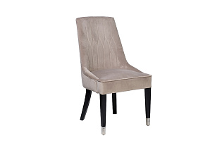 Стул Элегантный(Elegante) велюр жемчужно-серый Cat4 56*65*101см_s2