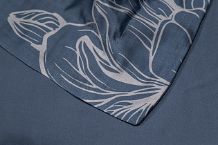 144HF-10410 Комплект наволочек принт тенсель синий  50*70 (2шт)_s2