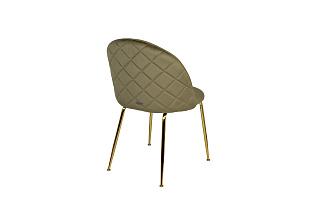 30C-30177 Стул велюр хаки, мет.ножки 50*53*77см_s2