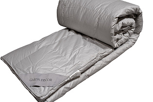104BP-02142 Одеяло Прима 140*205 экстра, 100% пух гусиный серый_s2