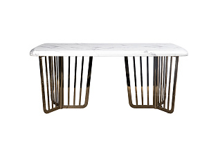 33FS-1800STOL/OB Стол обеденный Pearl White 180*90*76.2см_s2