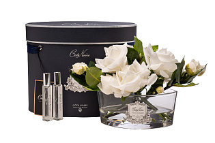 96CN-LV10 Диффузор Овал белый (Oval White), спрей Белая Гардения (White Gardenia) 2x10мл  в уп._s2