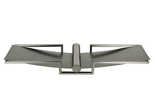 58DB-08309 Декоративная ваза, цвет матовый никель 61,5*18,6*8,3см_s2