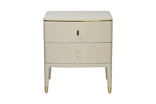 KFG138 Тумба 2 ящика белый шпон 58*42*65см_s2