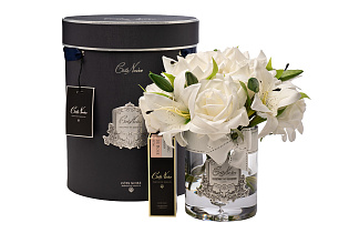 96CN-00001 Диффузор Roses&LIlies white, спрей White Gardenia+Rose Petal 2*10ml в упак._s2