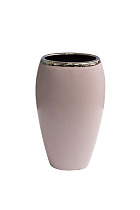 18H2373M- ROS Ваза керамическая розовая d15*24см_s2