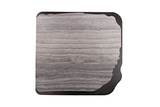 58DB-24056 Стол журнальный Травертин (Travertine) 120*120*29см_s2