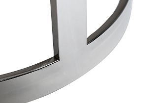 47ED-ET081S Столы журн(наб из 2шт)стекло мрам/хром d60*60/d46*50_s2