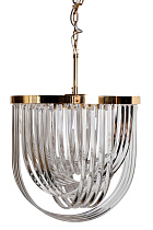 20MD3279-6G Светильник потолочный стекло/золото d54*64см_s2