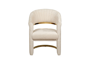 GY-DC8386GOLD-CR Стул велюр кремовый/золото 67*66*85см_s2