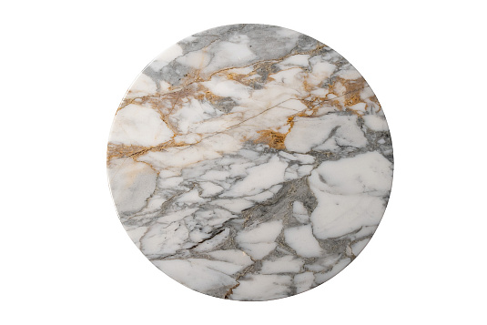 160KD-26501 Стол журнальный, мрамор Арабескато Корчия (Arabescato Corchia) d60*40см_s2