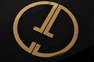 GD-ET002 Стол журнальный D'Oro Garda Decor черный мрам. d50*50см_s2