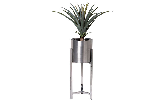 13RXFP3105L-SILVER Подставка под цветы серебро d25*70cм_s2