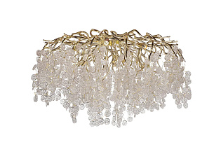 86-90188 Люстра Тенера (Tenera) круглая золото d80*h40см_s2