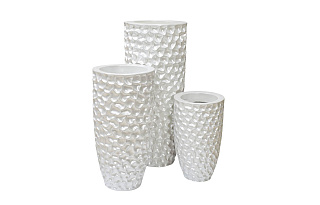 ZS-C785-34 Кашпо 36*36*86см цвет жемчужно-белый_s2